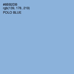 #8BB2DB - Polo Blue Color Image