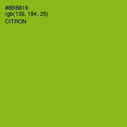#8BB819 - Citron Color Image