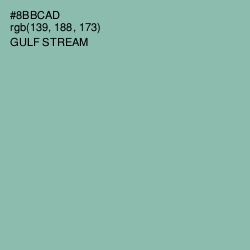 #8BBCAD - Gulf Stream Color Image