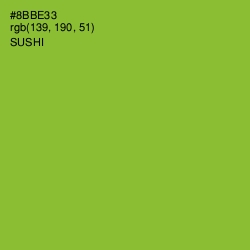 #8BBE33 - Sushi Color Image