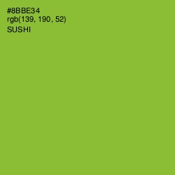 #8BBE34 - Sushi Color Image