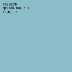 #8BBEC9 - Glacier Color Image