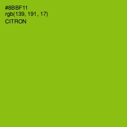#8BBF11 - Citron Color Image