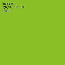 #8BBF27 - Sushi Color Image