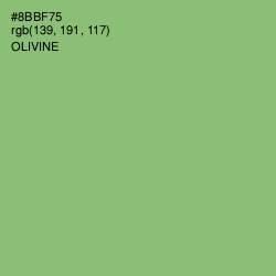 #8BBF75 - Olivine Color Image