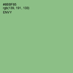 #8BBF85 - Envy Color Image