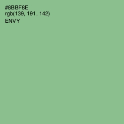 #8BBF8E - Envy Color Image
