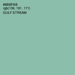 #8BBFAB - Gulf Stream Color Image