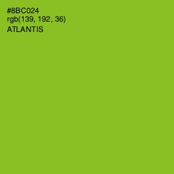 #8BC024 - Atlantis Color Image