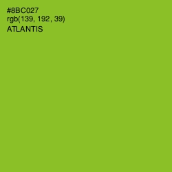 #8BC027 - Atlantis Color Image