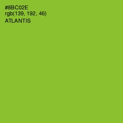 #8BC02E - Atlantis Color Image