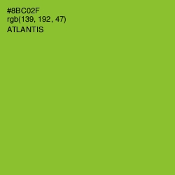 #8BC02F - Atlantis Color Image