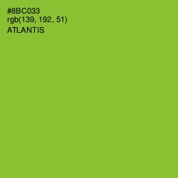 #8BC033 - Atlantis Color Image