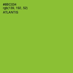 #8BC034 - Atlantis Color Image