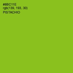 #8BC11E - Pistachio Color Image