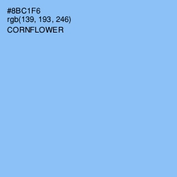 #8BC1F6 - Cornflower Color Image