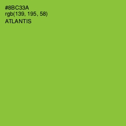 #8BC33A - Atlantis Color Image