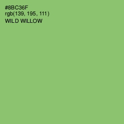 #8BC36F - Wild Willow Color Image