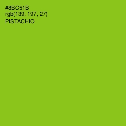 #8BC51B - Pistachio Color Image