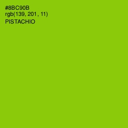 #8BC90B - Pistachio Color Image