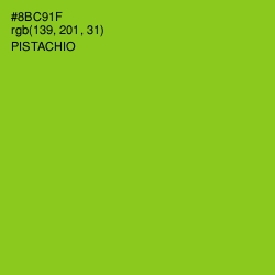 #8BC91F - Pistachio Color Image