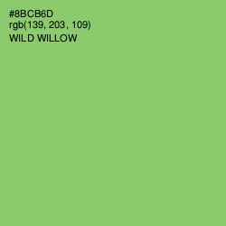 #8BCB6D - Wild Willow Color Image