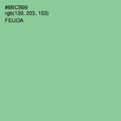 #8BCB99 - Feijoa Color Image