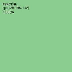 #8BCD8E - Feijoa Color Image