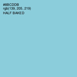 #8BCDDB - Half Baked Color Image