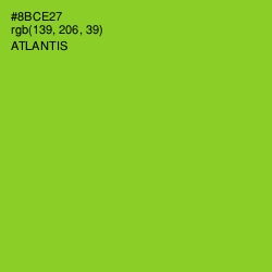 #8BCE27 - Atlantis Color Image
