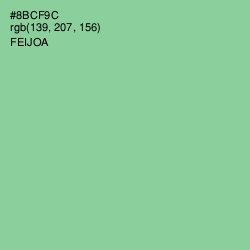 #8BCF9C - Feijoa Color Image