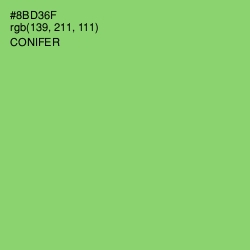 #8BD36F - Conifer Color Image