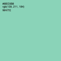 #8BD3B8 - Vista Blue Color Image