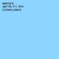 #8BD3FE - Cornflower Color Image