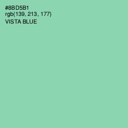 #8BD5B1 - Vista Blue Color Image