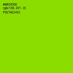 #8BDD00 - Pistachio Color Image
