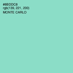 #8BDDC8 - Monte Carlo Color Image