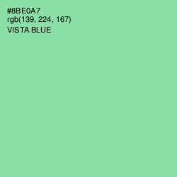 #8BE0A7 - Vista Blue Color Image