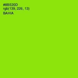 #8BE20D - Bahia Color Image