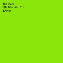 #8BE60B - Bahia Color Image