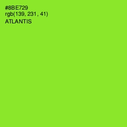 #8BE729 - Atlantis Color Image