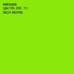 #8BE80B - Inch Worm Color Image