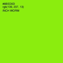 #8BED0D - Inch Worm Color Image