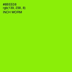#8BEE08 - Inch Worm Color Image
