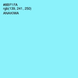 #8BF1FA - Anakiwa Color Image