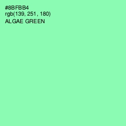 #8BFBB4 - Algae Green Color Image