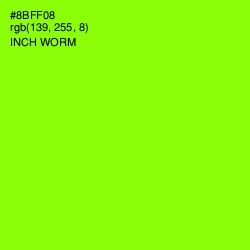 #8BFF08 - Inch Worm Color Image