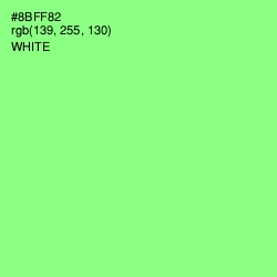 #8BFF82 - Mint Green Color Image