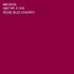 #8C0040 - Rose Bud Cherry Color Image