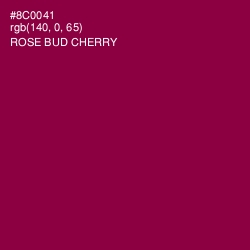 #8C0041 - Rose Bud Cherry Color Image